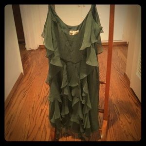 Barney’s Silk ruffle dress